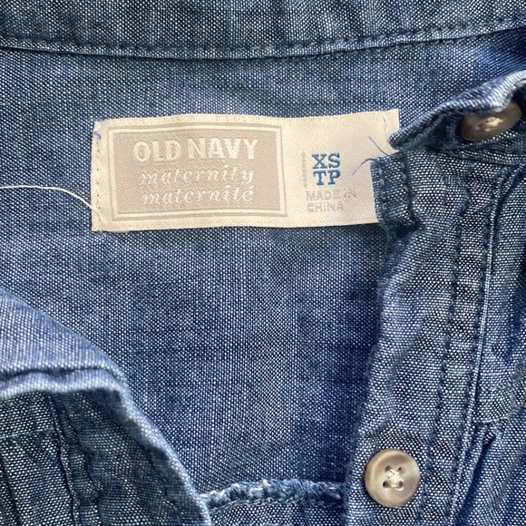 Old Navy Denim Dress Maternity - Picture 2 of 4